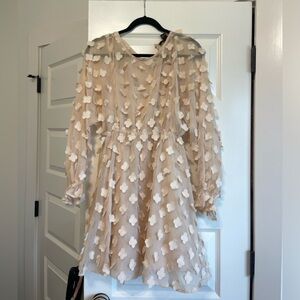 Light pink dress with detachable slip